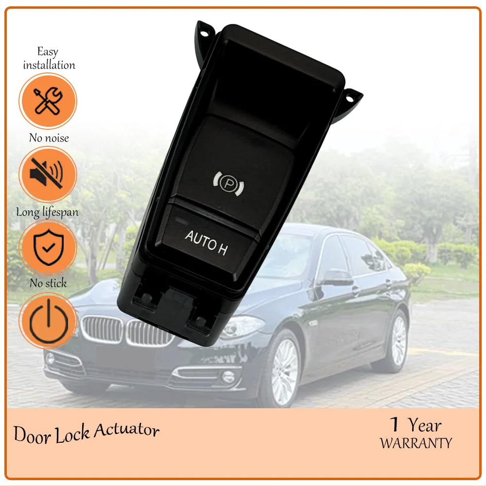61319148508 Parking Brake Control Switch Auto H Hold Switch Button Compatible Replacement for BMW E70 X5 2007-2017, E71 E72 X6 2