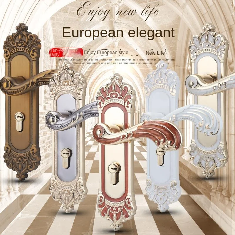 Yy European Door Lock Bedroom Wooden Door Interior Lock Universal Door Lock