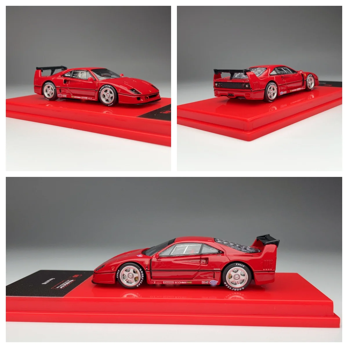 

Tarmac Works 1/64 F40 Red Super Car Model car Limited Edition Alloy