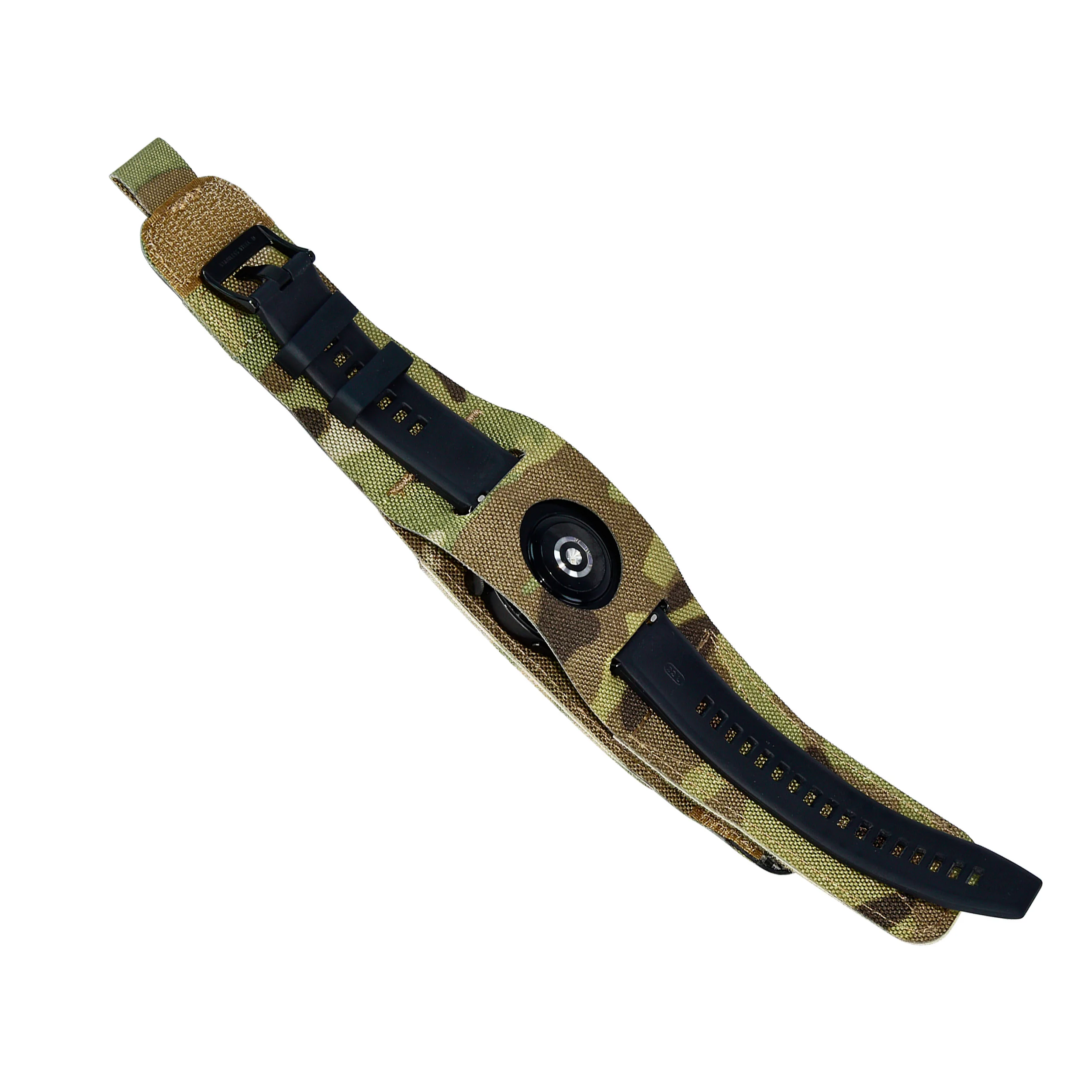 TACTICAL Uhrenarmband im Nylon-Stil mit Abdeckklappe, Smartwatch, kompatibel mit Herren und Damen, Outdoor-Jagduhrenarmbänder – Detail 13