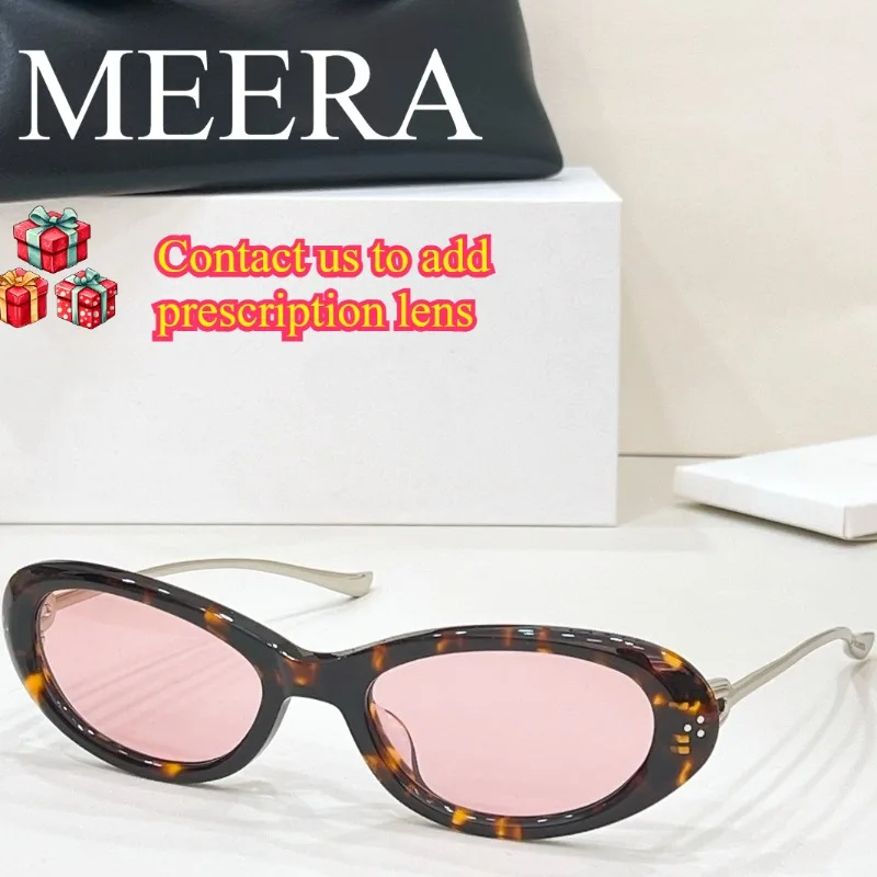 

Korean New Ultralight GM Pink Sunglasses Beach Sun Glasses Fashionable Trendy Oval Acetate Frame Retro Prescription Shades Uv400