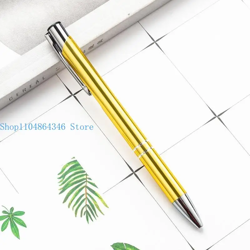 5asd Portable Black Pen Metal Retractable Ballpoint Pens Office Writing Pen