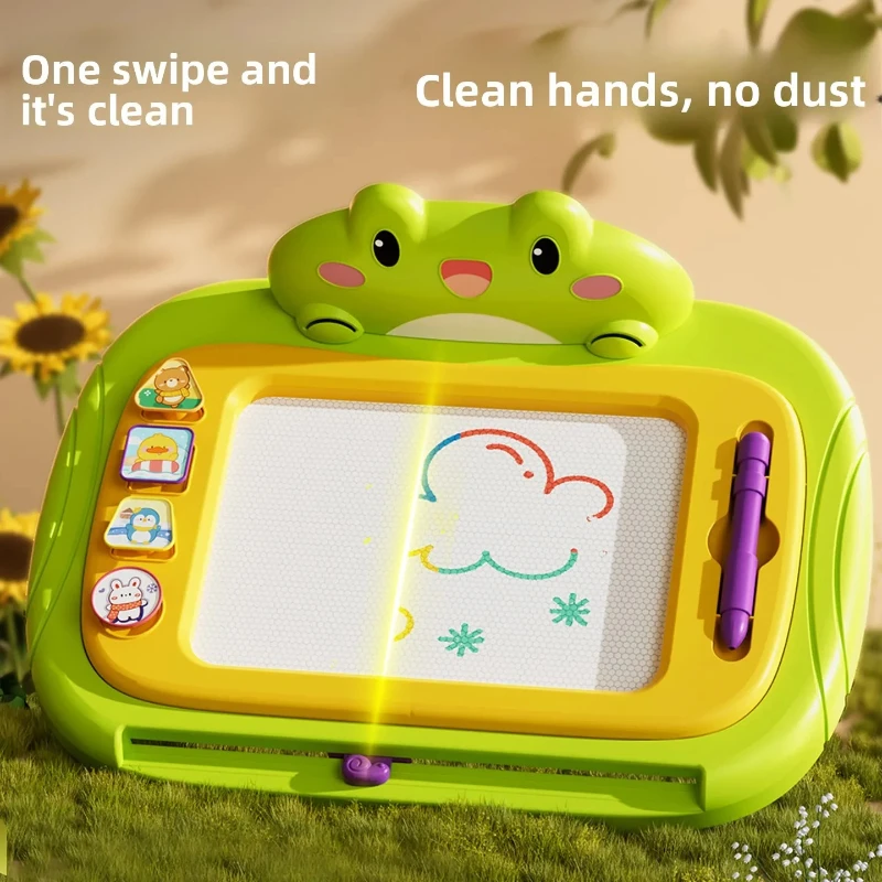 Brinquedo de Quadro Magnético para Desenho Infantil, Quadro de Desenho e Escrita Apagável, Mesa de Pintura Colorida, Brinquedo de Aprendizagem Precoce