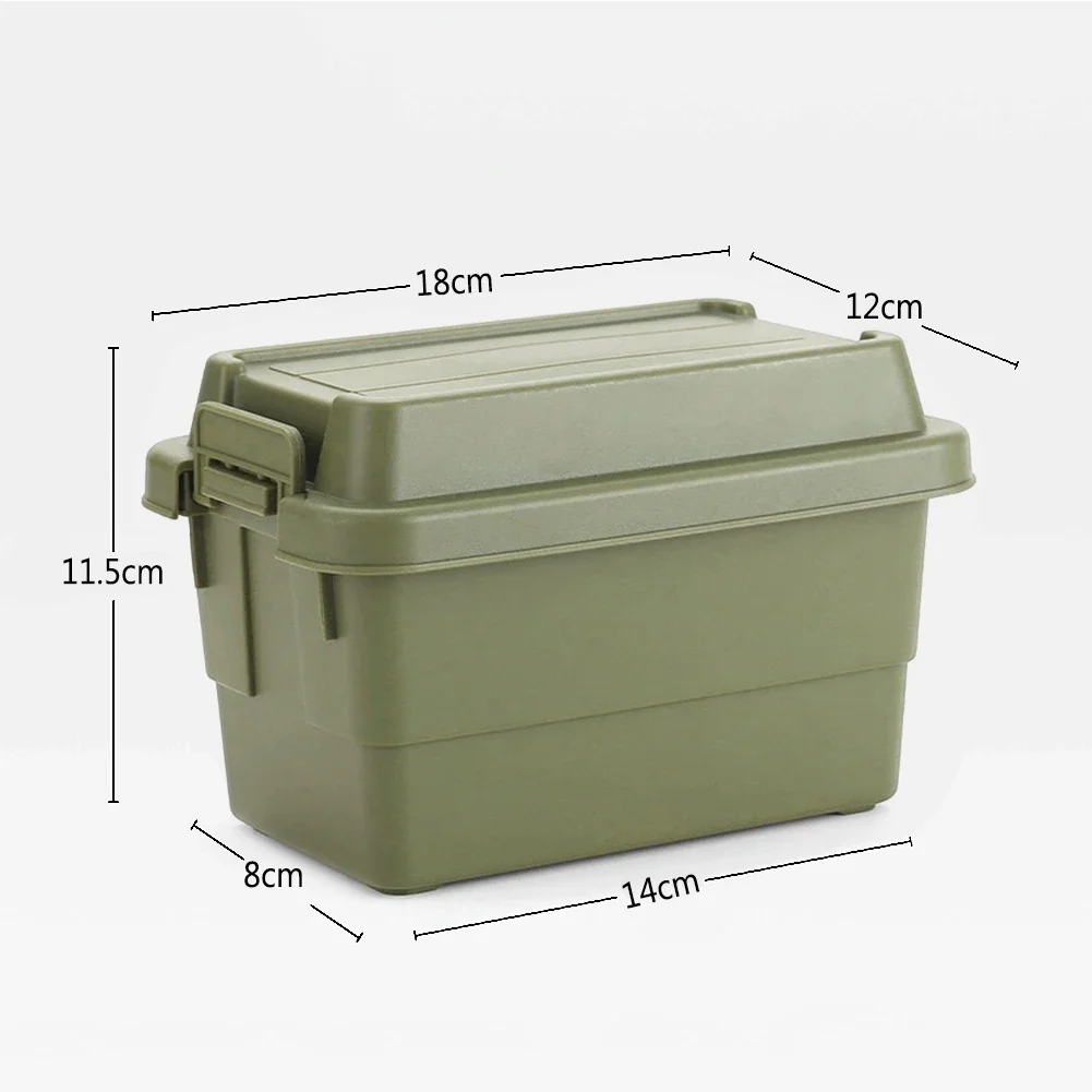 Outdoor Travel Portable Camping Mini Storage Box Desktop Seasoning Bottle Storage Box Barbecue Small Toolbox Plastic Storage