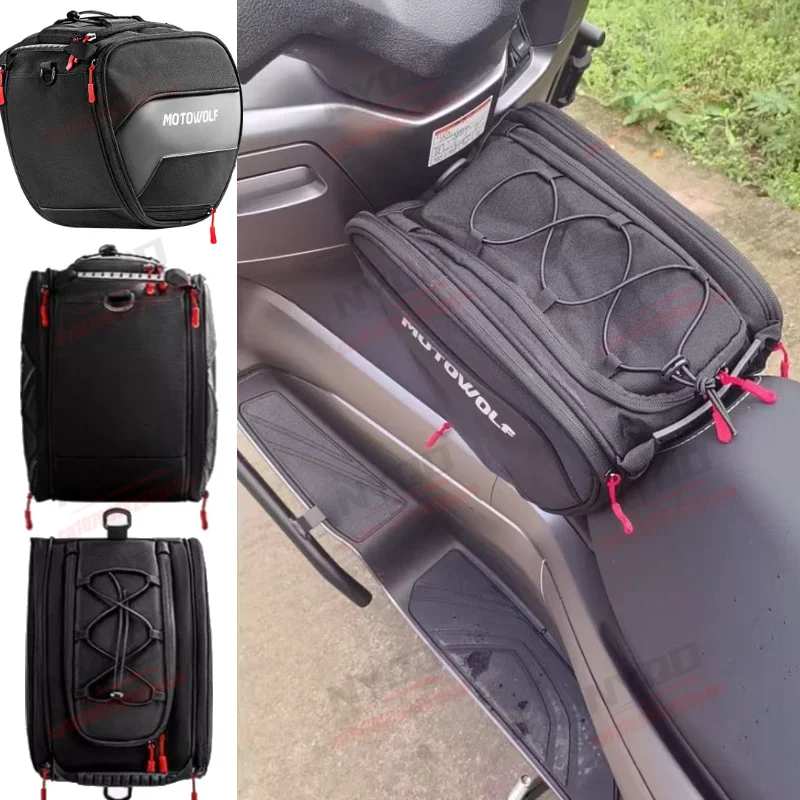

MOTOWOLF Motorcycle Men's Special Fuel Tank Bag Waterproof Durable Large Capacity Motorcycle Travel Scooter Rider Riding Bag