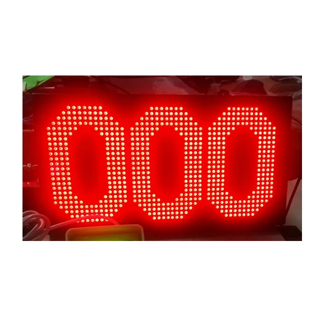 Contatore della scheda di produzione del display di conteggio dello spazio di parcheggio vuoto dello schermo grande evidenziato a 3 cifre