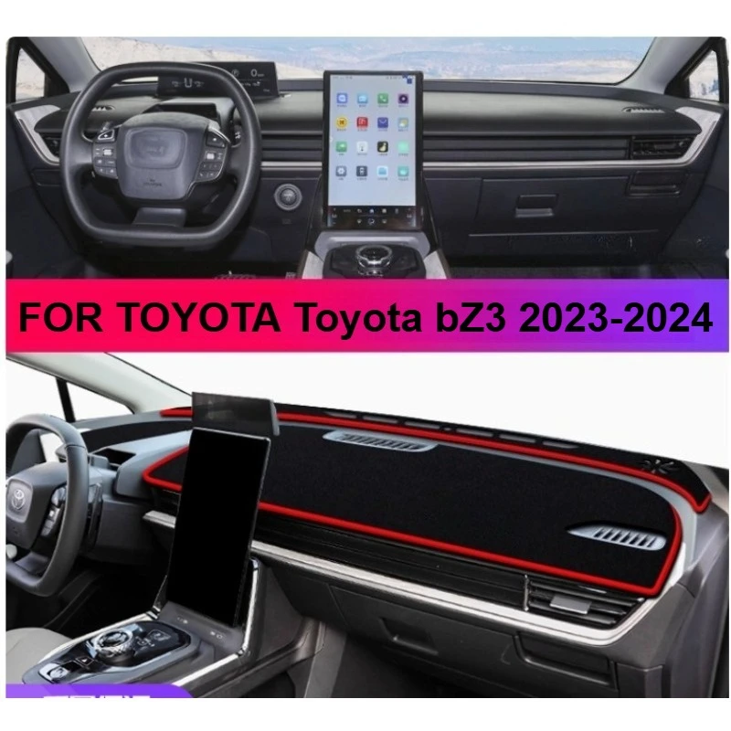 

FOR TOYOTA Toyota bZ3‌ 2023-2024 Car Dash Mat Dashmat Dashboard Mat Cover Sun Shade Dash Board Cover Carpet Accessories