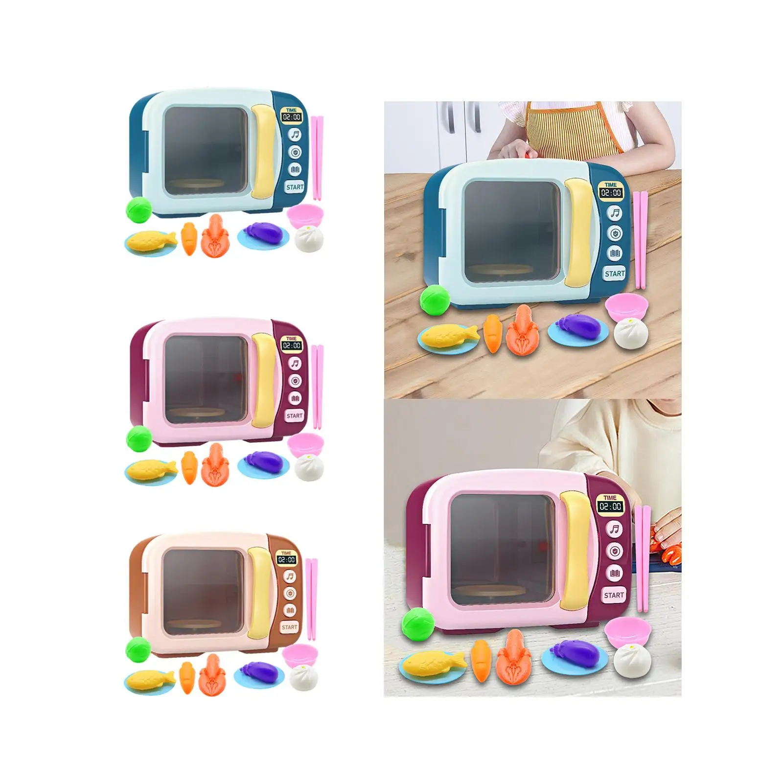 Magnetronkeukenspeelset Speelkeukenaccessoires voor kinderen van 3-8 jaar oud