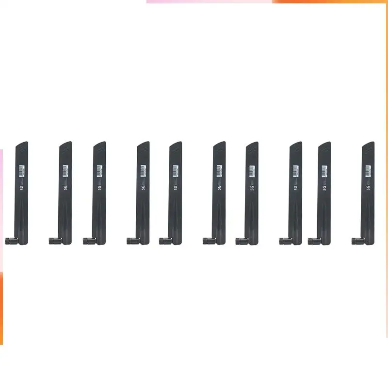 

A92Z 10 Pcs 3G 4G 5G Antenna 600-6000Mhz 18Dbi Gain SMA Male For Wireless Network Card Wifi Router High Signal(C)