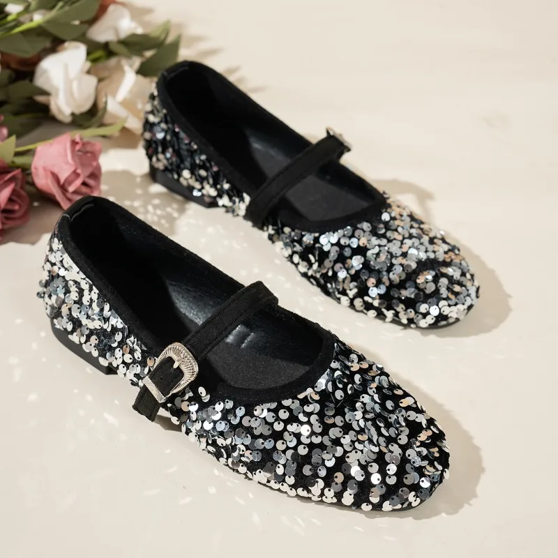 Sequin Cloth Sole A… - image