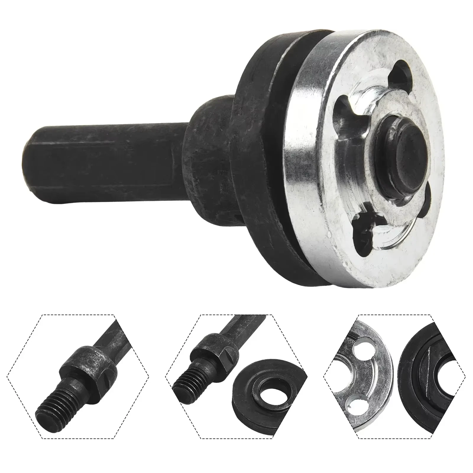 

10mm Electric Drill To Angle Grinder Connecting Rod Converter Set Grinding Connection Adapter Power Tool For Cutting Disc