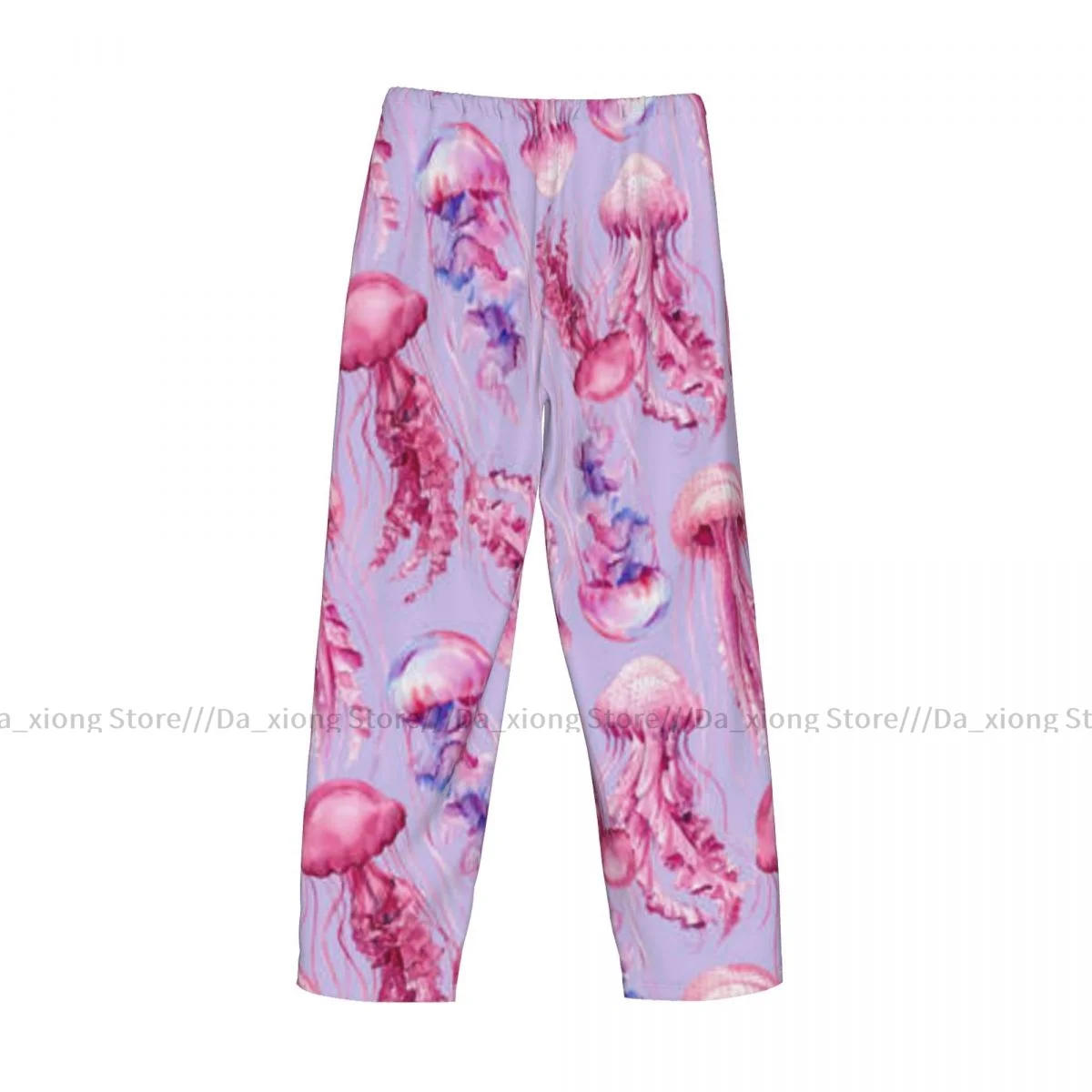 Men's Casual Pajama Sleeping Pants Jellyfish Illustration Lounge Loose Trousers Comfortable Nightwear