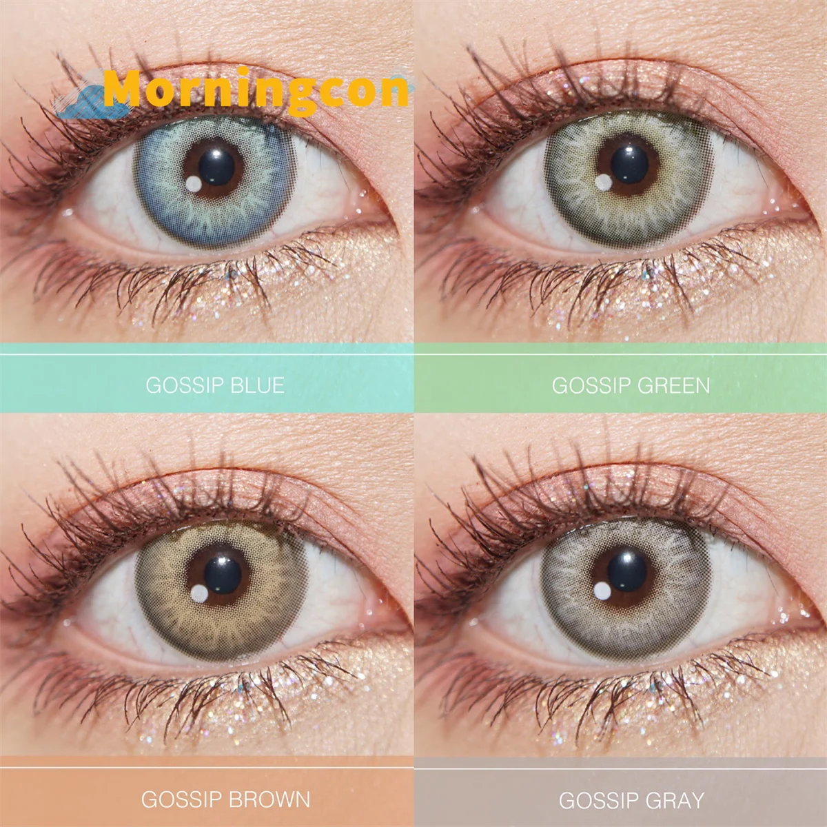 Himalayan Brown  Myopia Prescription Soft Colored Contacts Lenses For Eyes Small Beauty Pupil Make Up Natural Yearly
