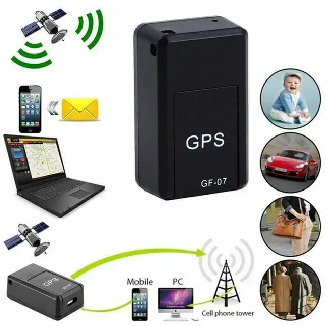 Posicionador Gps Gf07 Mini posicionador de seguimiento ¡Rea! Seguimiento de tiempo posicionamiento remoto de vehículos grabación móvil escucha antipérdida