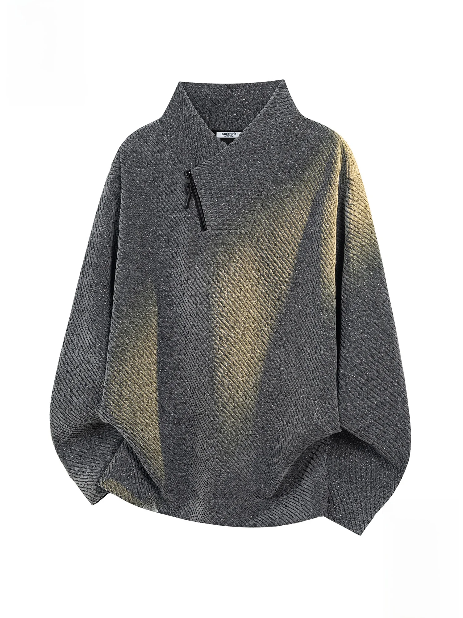 

PaulFrank Monkey Stripe Design Stand Collar Sweatirt Men's Casual Loose Long Sve Spring New Sle Comfortable Polyester ...