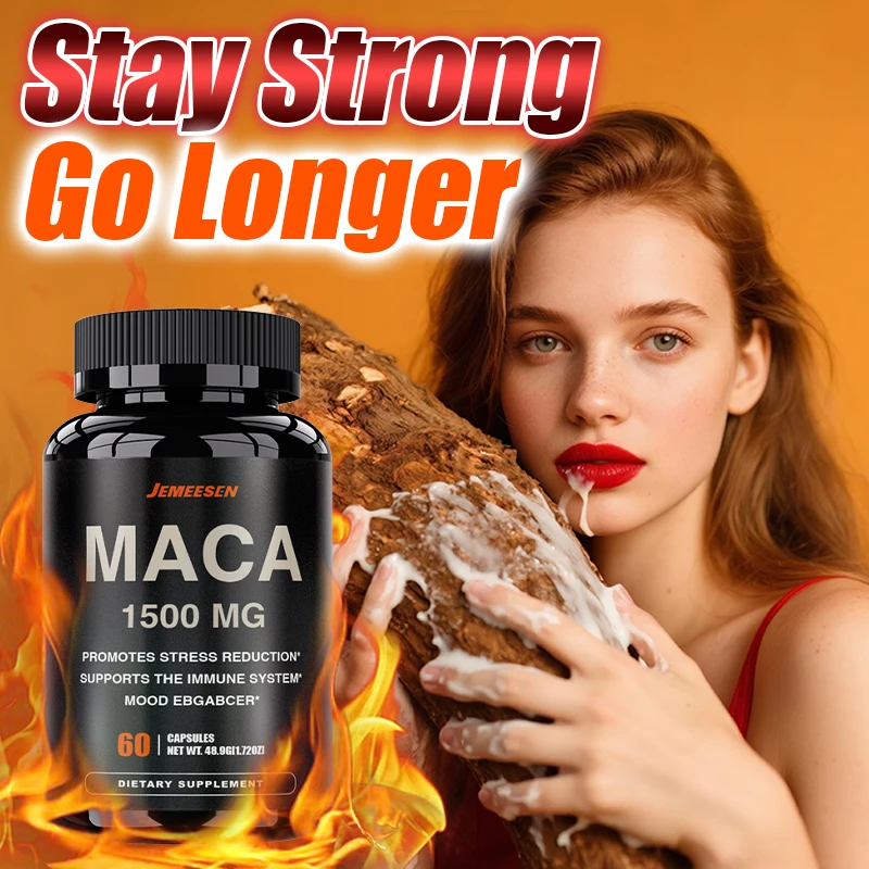 

Ultimate Organic Black Maca Capsule Supplement с Ashwagandha, черным перцем, формула для улучшения мужчин, необходимая для фестивалей