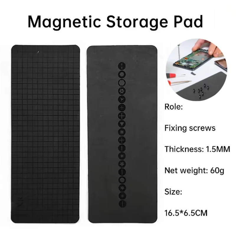 Soldering Mat ESD Magnetic Heat Resistant Insulation Work Mat Soldering Station Kit Silicone Repair Pad Maintenance Platform