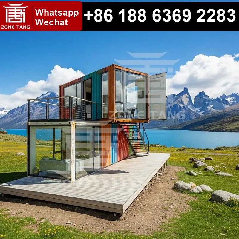 

Detachable Modules Pre Fabricated Homes Temperature Resistant Prefab Houses Customizable Customize Pattern Shop Flat Pack Home