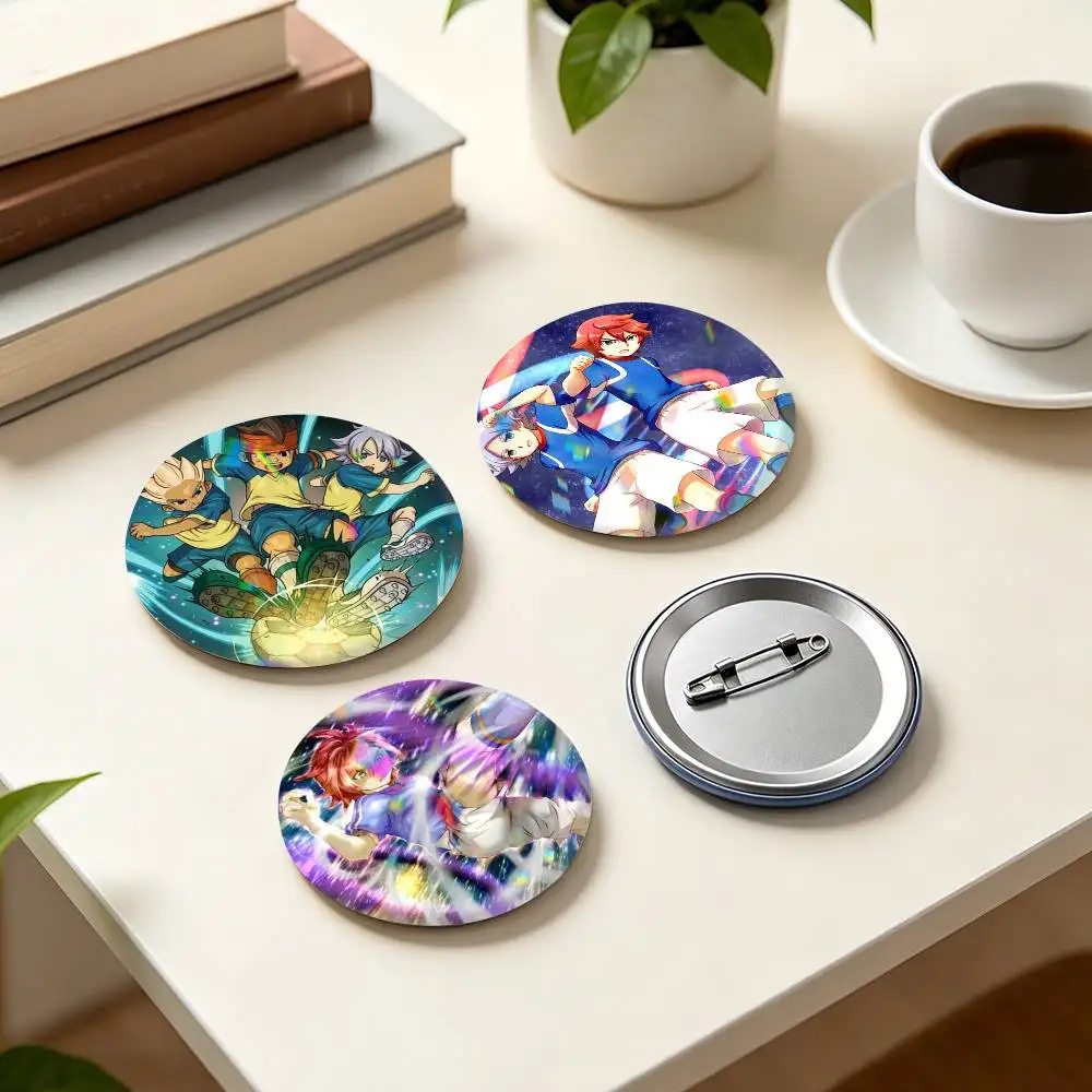 High-energy Soccer Anime I-Inazuma E-Eleven  25mm 32mm 44mm 58mm 75mm Brooches Badges Pins for Accessories Gift