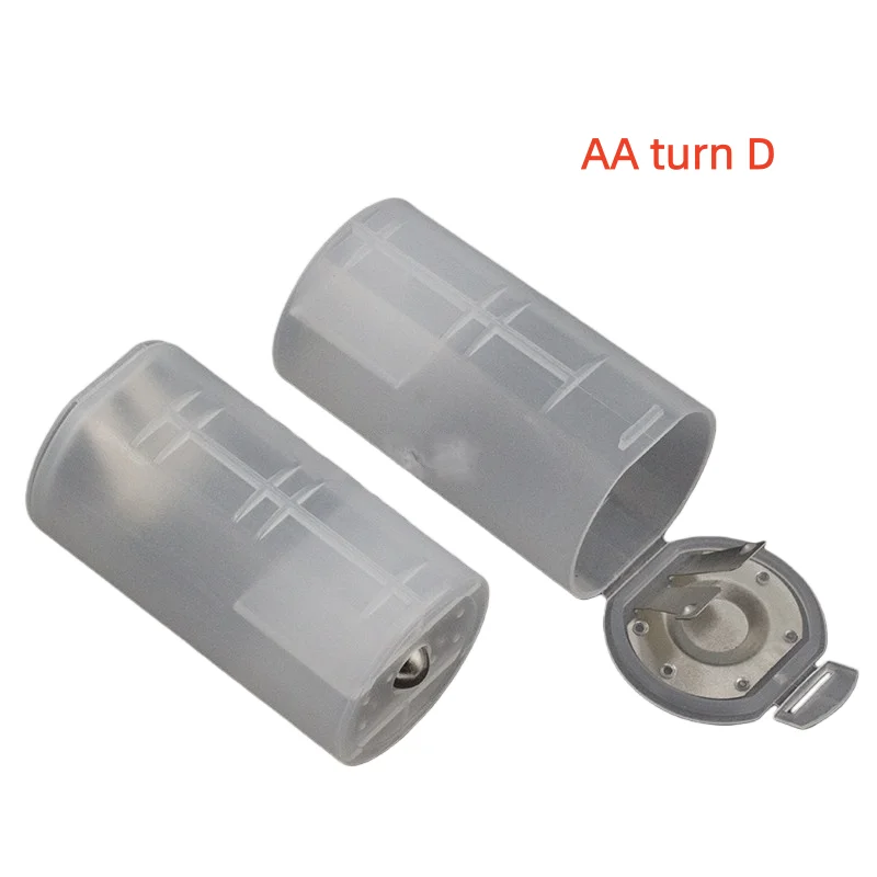 1-10pcs Two cell AA Battery convert to one cell D Battery / AA to D Battery conversion adapter Connector 1.5V do for gas stoves