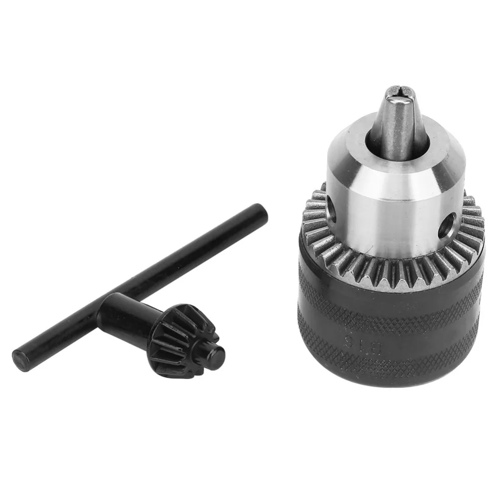 1.5-13mm Capacity Drill Chuck Adapter B16 Tapered Bore Key Type Key Type Drill Chuck Milling Tool Drill Chuck For Drill Press