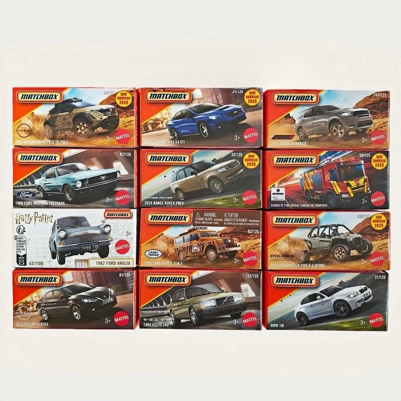 Caja de cerillas Original de 25M, coche empaquetado en caja BMW 1m Dodge Durango Range Rover Phev, modelo de vehículo, juguetes para niño, colección, regalo de cumpleaños