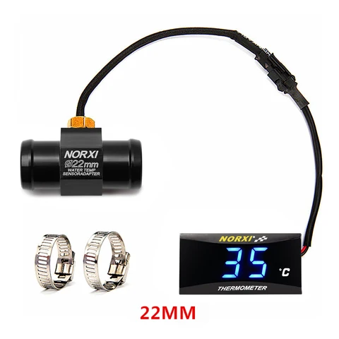 Мини-метр температуры воды для мотоцикла KOSO для XMAX 250 300 NMAX CB 400 CB500X, сенсорный термометр, датчики температуры, скутер, гонки
