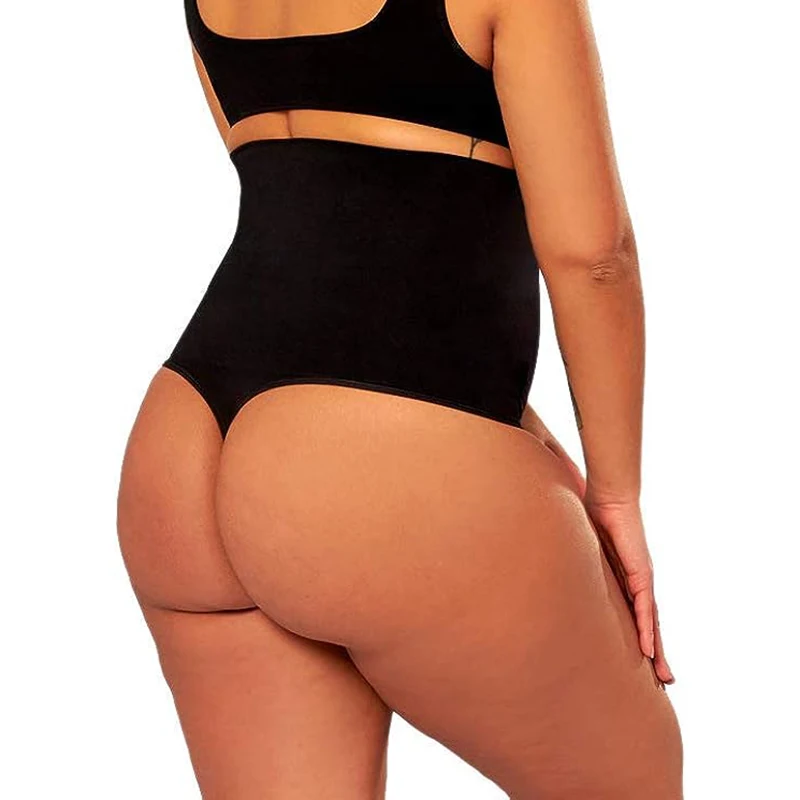 MISSMOLY Womens Shapewear Tummy Control Thong Plus Size Shapewear Girdle High Waisted Body Shaper Slimming Compression Underwear