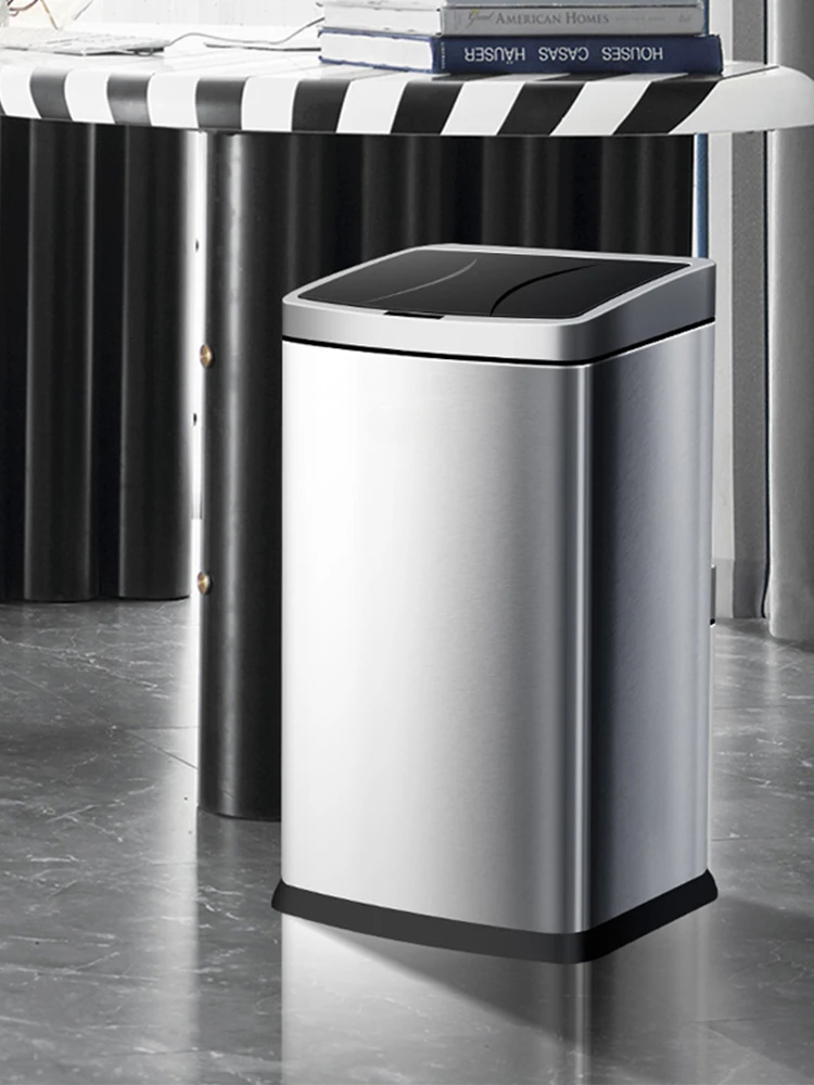 household garbage bin induction type living room, bathroom, toilet fully automatic and rechargeable