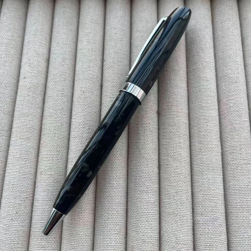 

Blue Resin Glossy Acrylic Gel Pen Black 0.7mm Pen Core Popular Luxury Stationery Office Meeting Rollerball Pens School Gifts