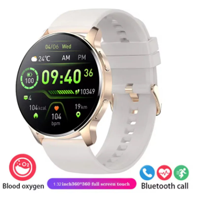 2025 reloj inteligente para mujer completamente táctil Bluetooth llamada Fitness Tracker presión arterial reloj inteligente señoras para Nubia REDMAGIC 7 LG V50S