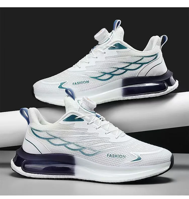 2026 Spring Men's Breathable Mesh Running Shoes Shock Absorption Casual Streetwear Trendy Footwear