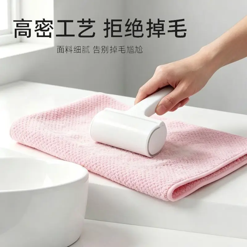 7A Antibacterial Quick Dry Face Towel Soft Absorbent Coral Fleece Waffle Weave For Bathroom Home Gym Travel Adults 75*35cm 5
