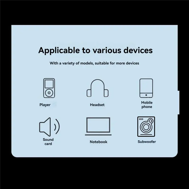 AS95 HIFI 8-Core Balanced Audio Adapter Cable 3.5mm Male to 4.4mm Female for Earphone Headphone