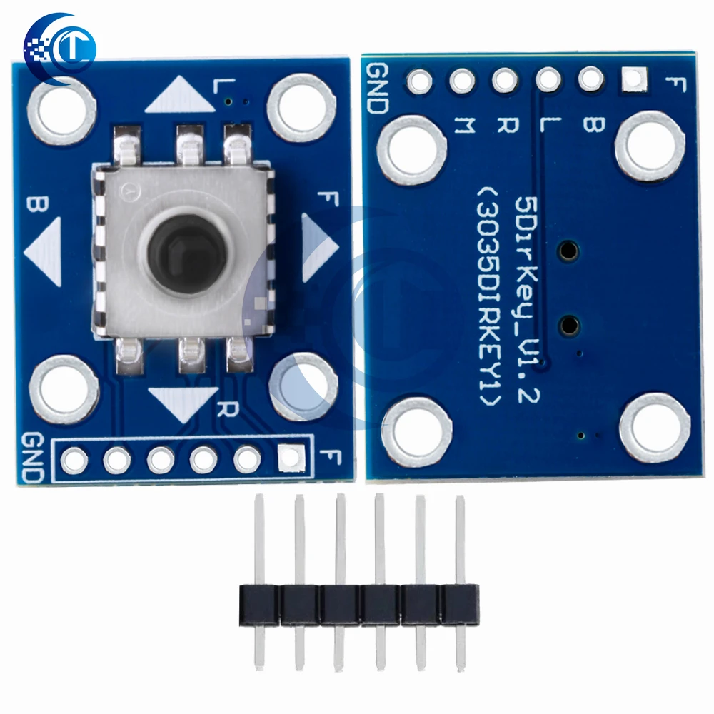 Picture 7: 5Way Navigation Button Module with 5D Joystick, Mechanical Tactile Switch for Arduino/STM32, DIY Robotics/Game Controller