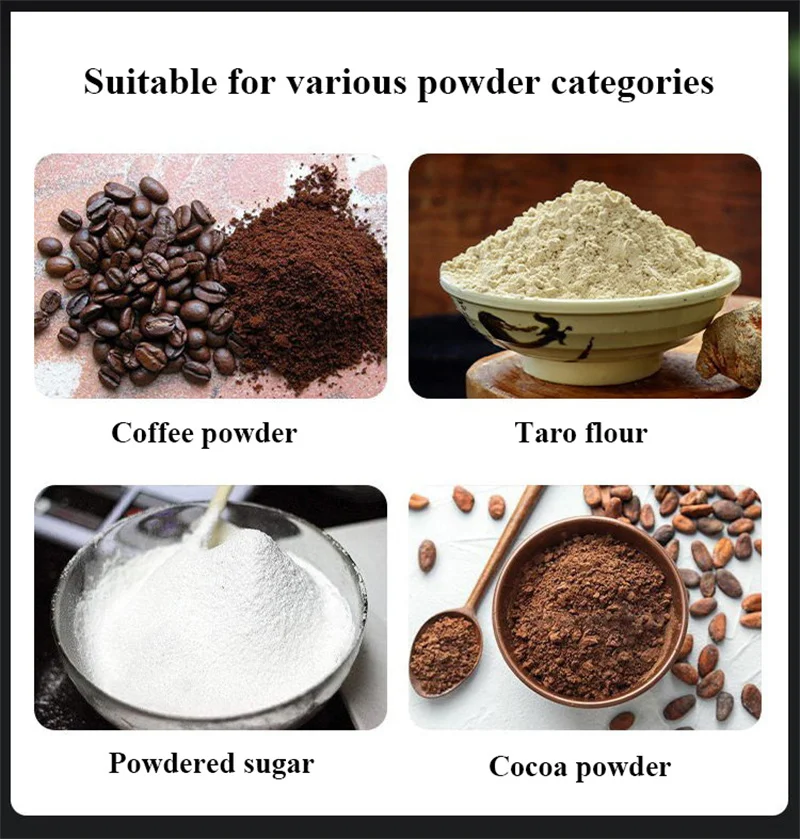 Automatic Bubble Tea Powder Quantizer Milk Tea Powder Dispenser Machine Coffee Cocoa Powder Quantifier Commercial Use