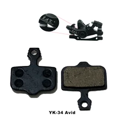 전기 스쿠터 디스크 브레이크 패드, YK-34 Avid 기계식 디스크 브레이크 JAK-8R, Kugoo G1 Zero 8X HERO S8 S10 하이 퀄리티 바이크용