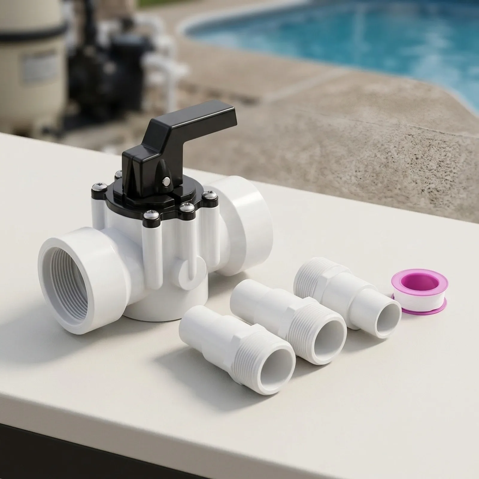 3-way Valve With Interfaces for solar Slider 4715 for solar Valve For Pool With Internal Thread Hose Nozzles Clamps Garden Parts