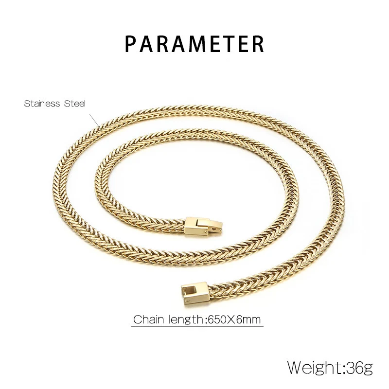 HIP Hop Rock Titanium Steel Snake Bones Link Chain Necklaces for Men Rapper Jewelry Gold Silver Color Drop Shipping