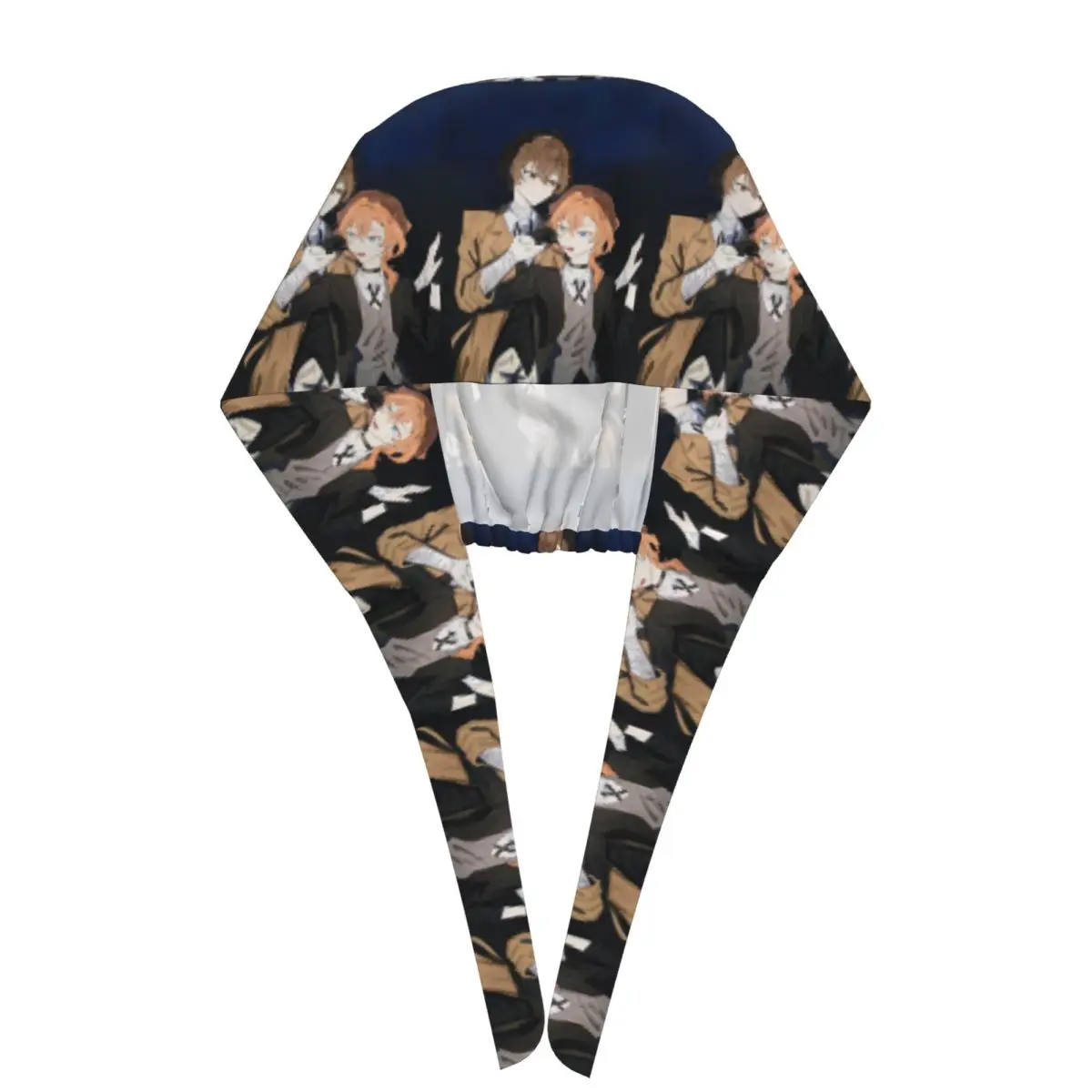Bungou Stray Dogs Wan Anime Dazai And Chuuya Scrub Hat Doctor Working Surgical Cap Unisex Adjustable Nursing Caps for Dentist