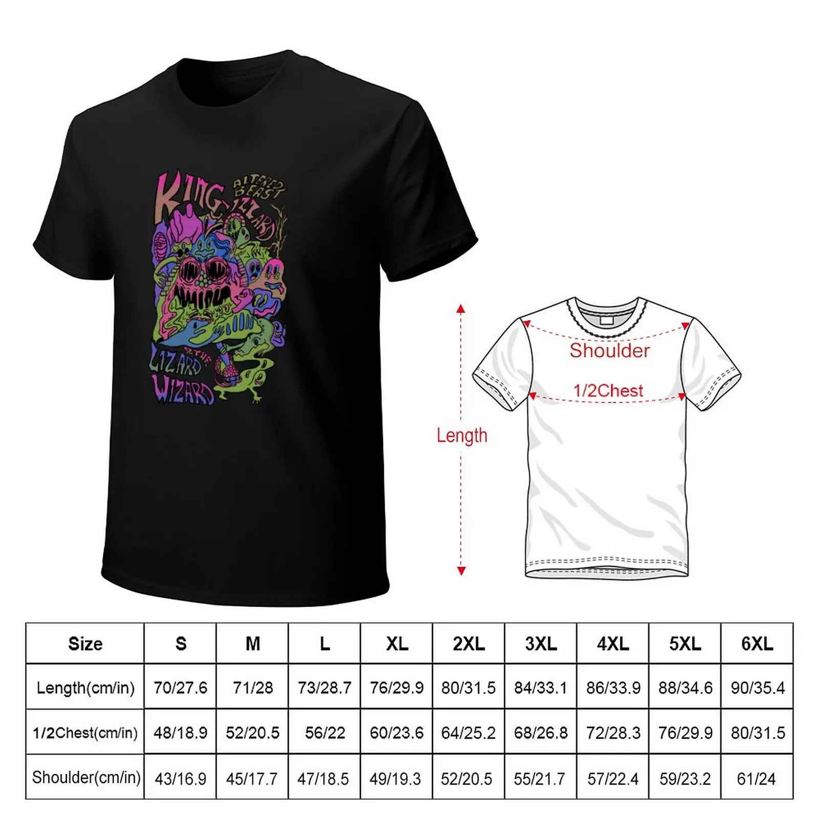 King Gizzard and The Lizard Wizard - Altered Beast T-Shirt Worker Basic Short Sleeve Tee