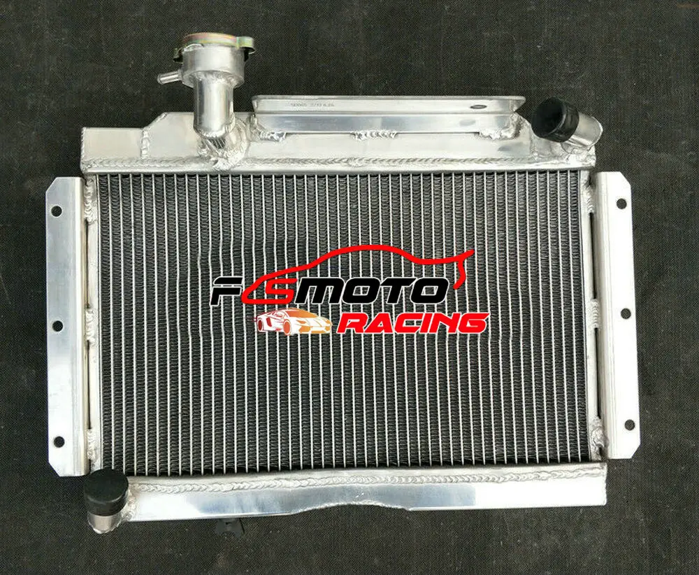 Aluminum Radiator+Fans For MG MGA 1500 1600 1622 DE LUXE 1.5L/1.6L Morris 1955 1956 1957 1958 1959 1960 1961 1962 55 56 57 58 59