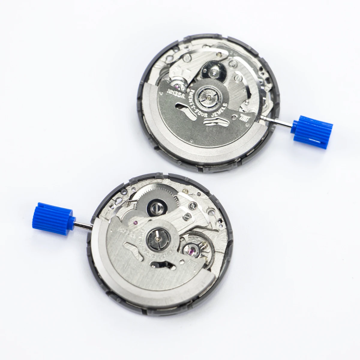 حركة ميكانيكية أصلية NH35 عجلة التاريخ الأحمر المعدلة 3.0/3.8 كراون اليابان Mod NH35A آلية قرص أحمر بأرقام بيضاء #2