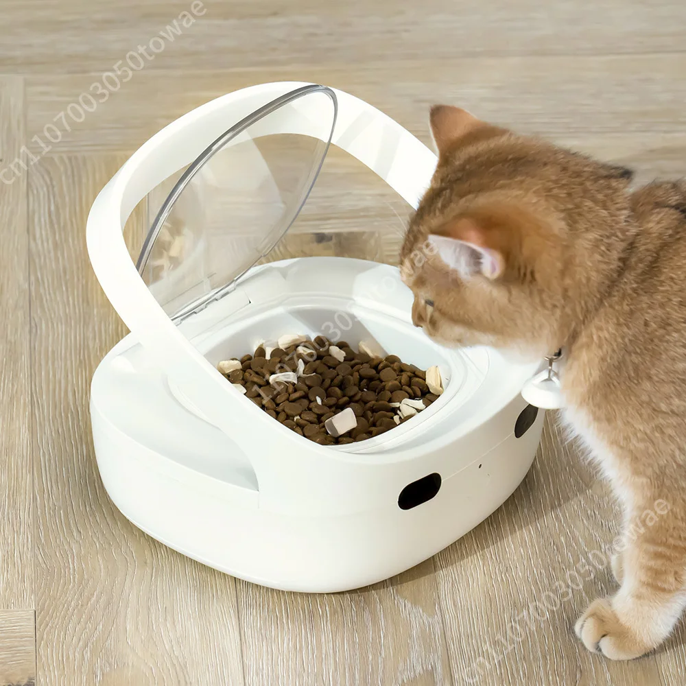 Smart Pet Feeder Precisely Feeds cat and Dog Food to Prevent Unauthorized Eating Order with One Click