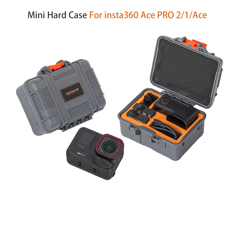 Tragbare Mini Hard Storage Box Für insta360 Ace Pro 2/Ace Pro Wasserdichte Tragetasche Für Insta360 Ace Pro 2 kamera Zubehör