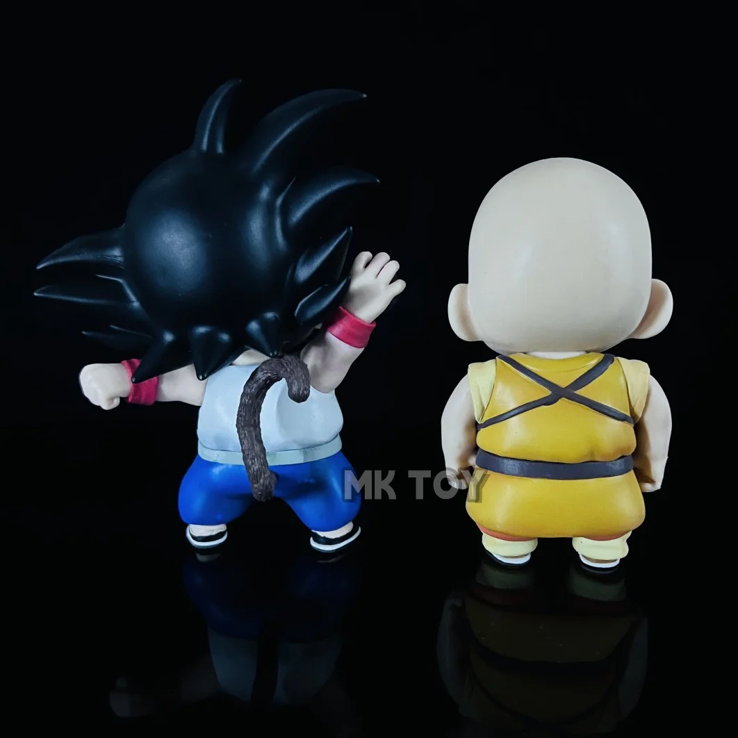 10-13cm Anime Dragon ball Z Cute Childhood  Goku krillin  Action Figure Model Gift