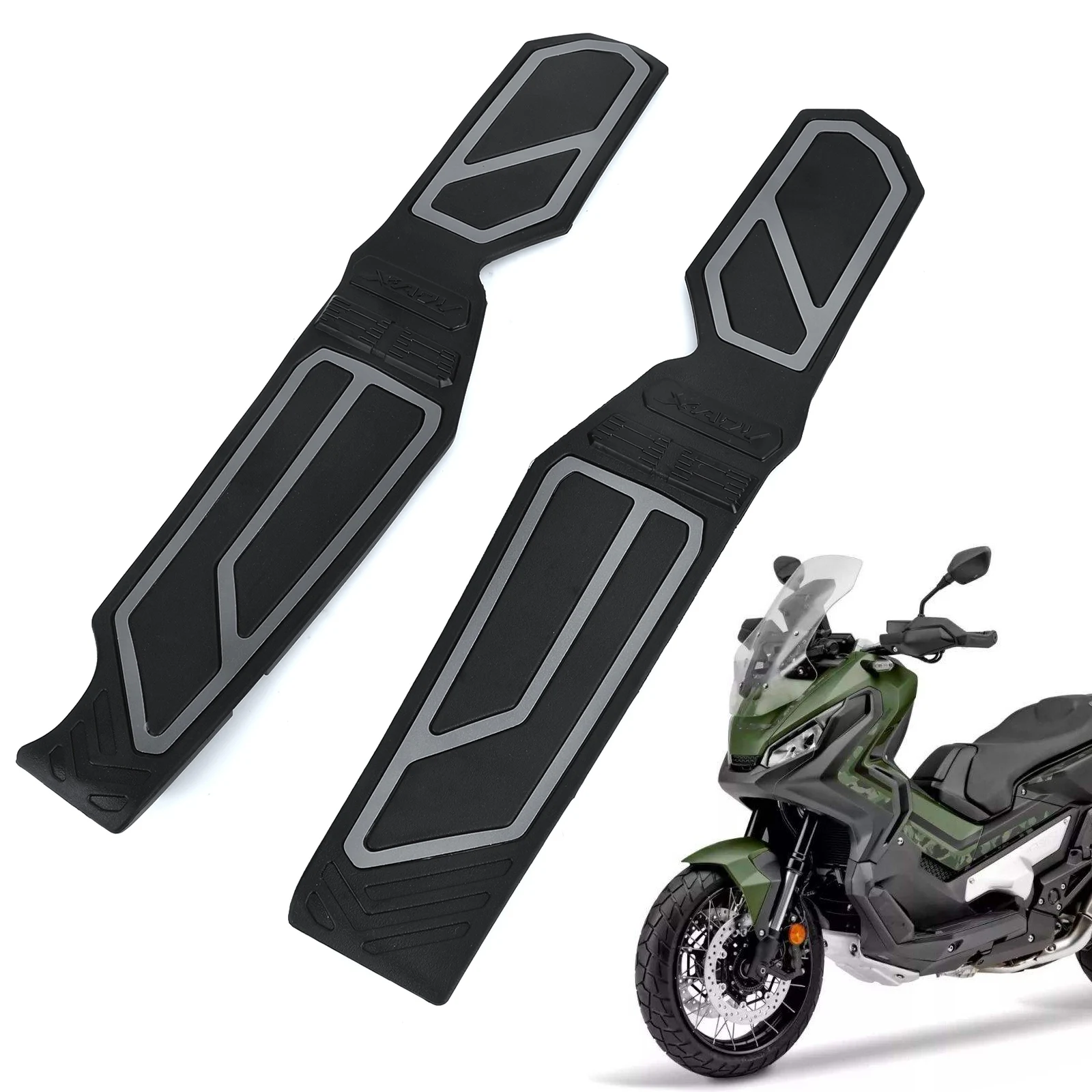 Areyourshop Footboard Foot Rest Pad Peg Pedal Mat Plate For Honda X-ADV 750 XADV 750 17-20 Ti