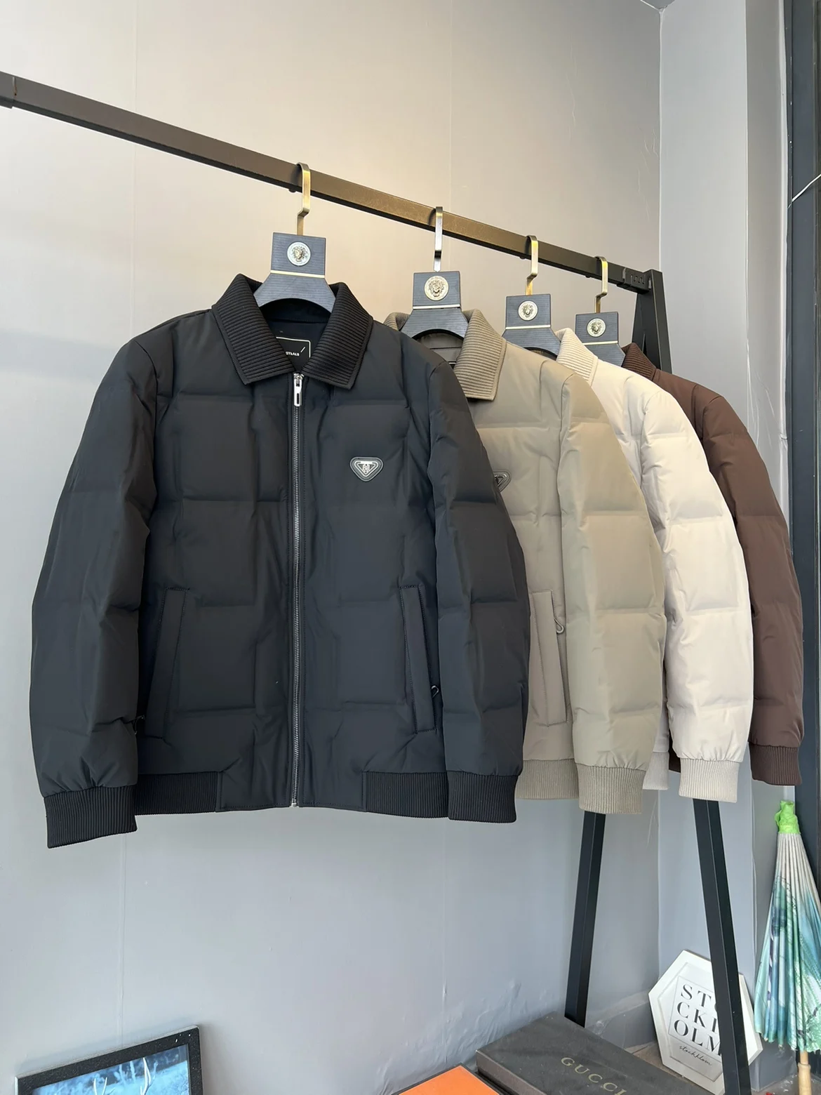 

Мужская зимняя повседневная куртка-пуховик класса люкс с отстегивающимся воротником, теплая, из нейлонового волокна, экологичная