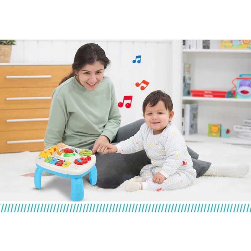 Table à musique pour bébé, jouet éducatif, Machine d'apprentissage de la musique, Instrument de musique pour tout-petit de 6 mois