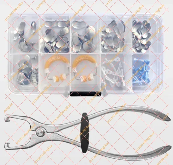 Dental Sectional Matrix System Set, Composite Restorative Materials for Tight Contacts